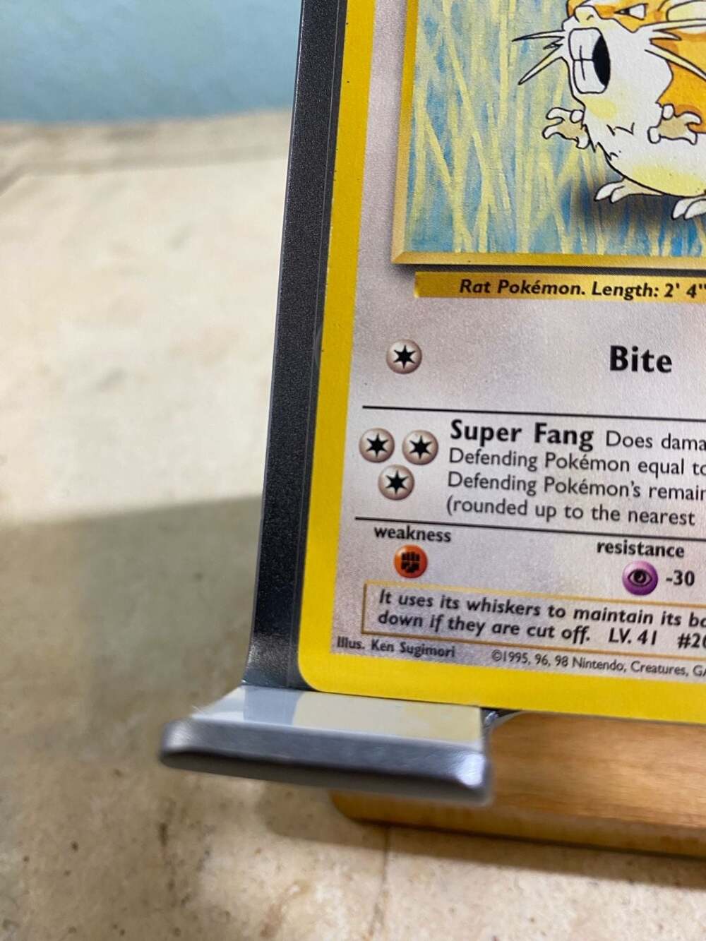 1999 Pokemon Base Set Raticate 40/102 - Picture 2 of 10